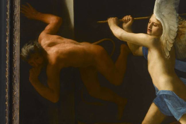 A Baroque Trio Guido Cagnacci (1601–1663). "The Repentant Magdalene" (detail), ca. 1660-63. Oil on canvas. 90 1/4 x 104 3/4 inches. Norton Simon Art Foundation, Pasadena, California.