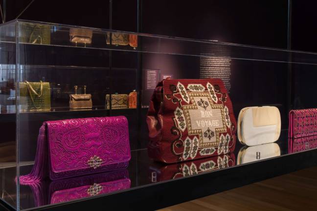 in the bag From "Judith Leiber: Crafting a New York Story." Photo: Jenna Bascom. Courtesy of the Museum of Arts and Design