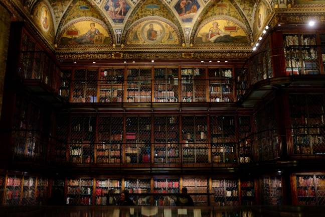 Inside the Morgan Library. Photo: Peter Burka, via flickr