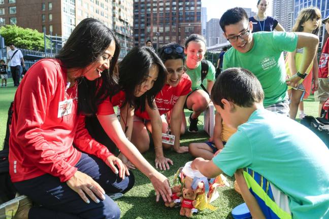 Asphalt Green kids raise money Photo: Asphalt Green