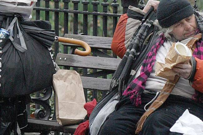 Homeless Left Out in the Cold: With city and state programs cut, more homeless flood West Side streets Homeless Left Out in the Cold: With city and state programs cut, more homeless flood West Side streets