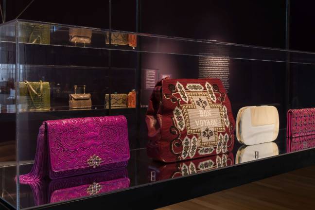 in the bag From "Judith Leiber: Crafting a New York Story." Photo: Jenna Bascom. Courtesy of the Museum of Arts and Design