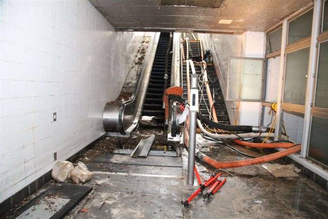 South Ferry Station, post-Sandy. Photo: MTA New York City Transit / Leonard Wiggins