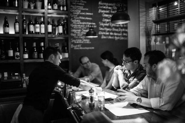 Best of manhattan 2016 The scene at the bar at Good is welcoming
