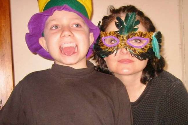 how to be a class mom In the class mom days: Merkl with son (left) and daughter(right). Photo courtesy of Lorraine Duffy Merkl