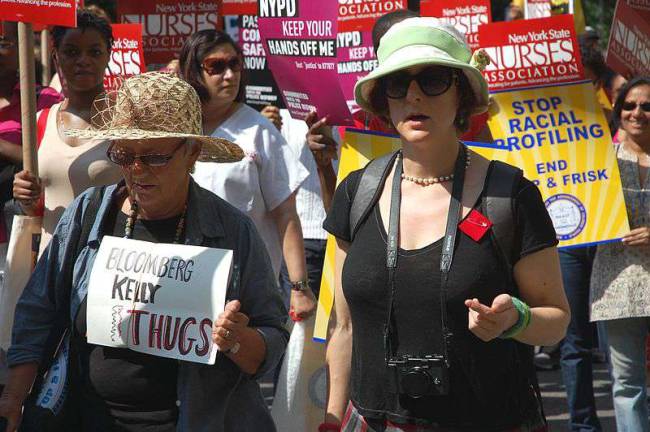 Activists Come Out to Protest NYPD's Stop and Frisk