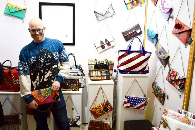 ‘tis the season Kent Stetson’s boutique at Grand Central Station. Photo: Andrew Willard