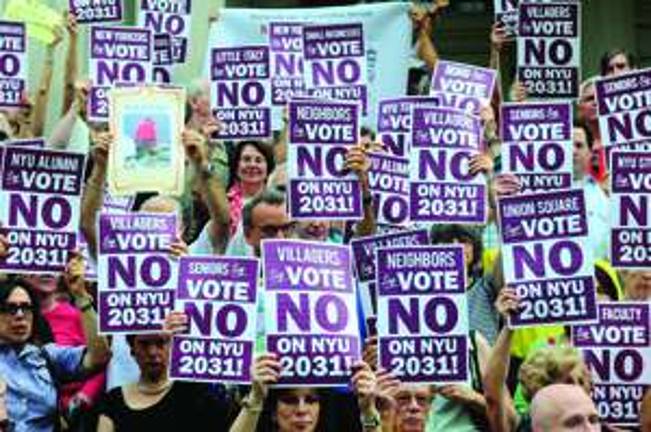 City sued over NYU City sued over NYU