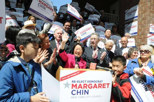Chin Launches Re-Election Chin Launches Re-Election