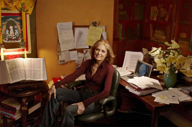 New York's feminist Gloria Steinem in her apartment. Photo: Annie Leibovitz