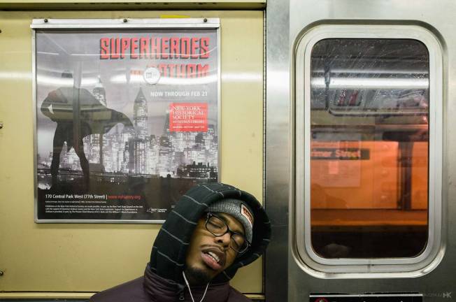Sleep and the City Catching a few winks on the subway. Photo: Michael Kowalczyk, via flickr