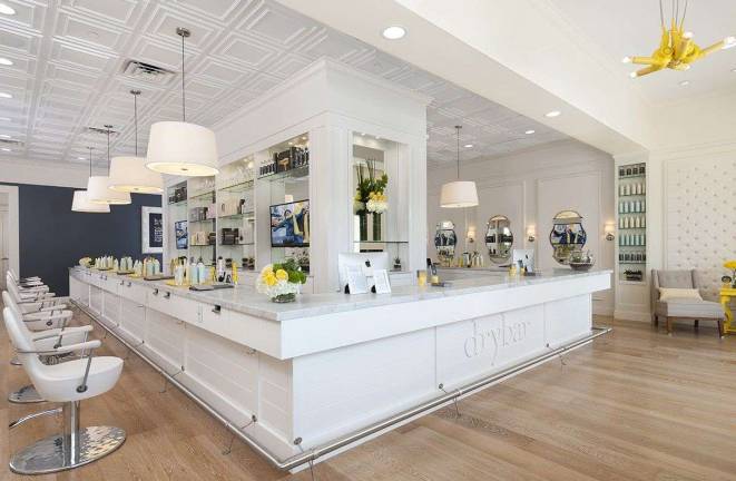 Best of manhattan 2016 The interior of one of the Drybar locations, where customers can pick the blowout style they want