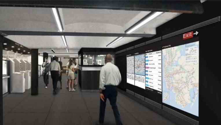 MTA service changes to hit UWS A rendering of planned upgrades to the 72nd Street subway station on Central Park West, which will close this spring for construction. Image: MTA