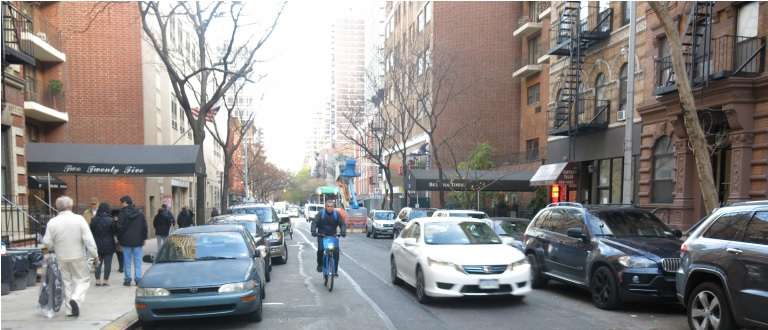 Crosstown Bike Lanes Get Airing Photo: Community Board 8