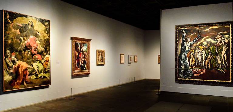 A Dialogue Across Centuries "Unfinished: Thoughts Left Visible," gallery view. Photo: Adel Gorgy