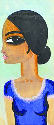 Rosa with Blue Dress. Photo: Courtesy Throckmorton Fine Art