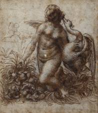 Leonardo da Vinci, &#x201c;Leda and the Swan,&#x201d; c. 1506.&#xa0; &#xa9; Devonshire Collection. Reproduced by permission of Chatsworth Settlement Trustees