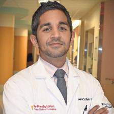Dr. Alok Patel, pediatrician, NewYork-Presbyterian Morgan Stanley Children's Hospital and Columbia University Irving Medical Center. Photo courtesy of Dr. Patel