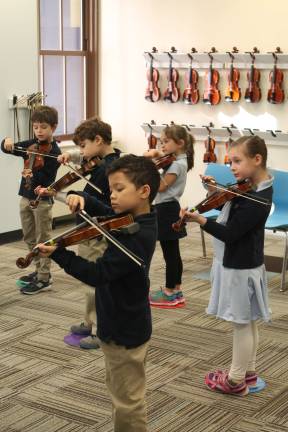 School Introduces Violin to Youngest Learners Music