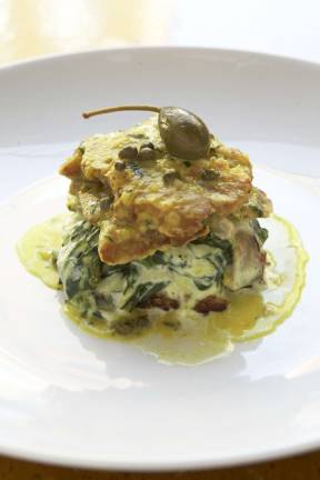 Seitan piccata at Candle Cafe. Photo by Kate Mathis