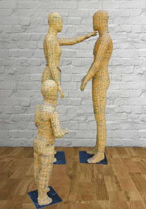 AVENUE Shows Preview: Life-Size Sculptures Made Out of Newspapers