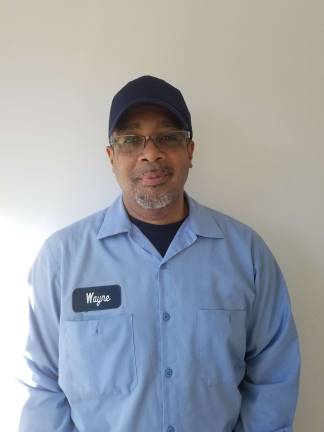 Wayne Blanks, window cleaner of the year, takes care of 1,200 rooms at the Grand Hyatt.