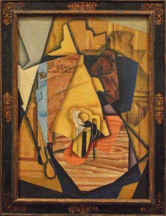 Juan Gris's Cubist masterpiece "The Man at the Café" started a 13-year artistic journey for Joseph Cornell. Photo: Adel Gorgy