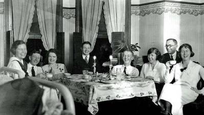 Sunday Supper is fashionable again. Pictured, a 1919 edition of the meal. Photo: Don O'Brien, via Flickr