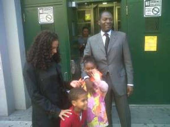 Clyde Williams Cites Momentum As He Casts His Vote in Primary