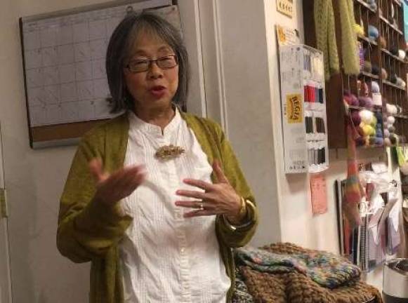 Knitty City owner Pearl Chin. Photo: Leslie Gersing