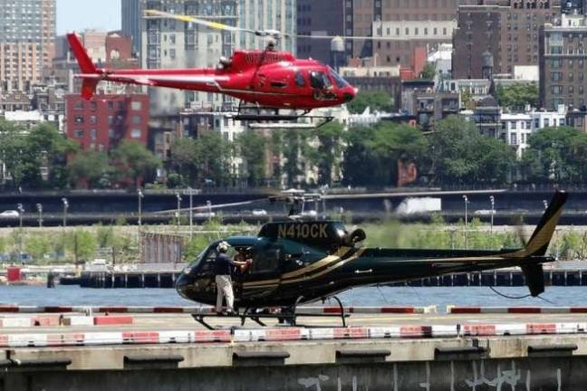 The Downtown Manhattan Heliport, just east of the Battery. Photo: Eric Salard, via Flickr