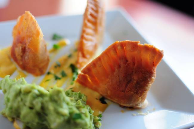 Seitan empanadas at V-Note